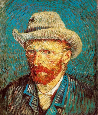 van-gogh autoritratto-cappello-feltro