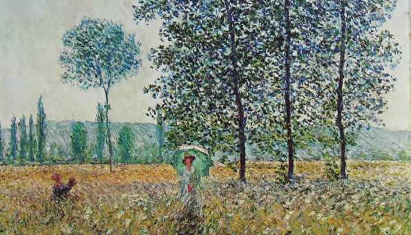 Claude Monet, Campi in primavera, 1887