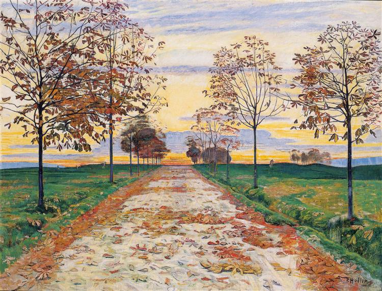 Ferdinand Hodler – Autumn Evening, 1892