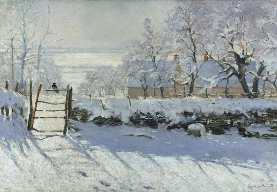 Claude Monet, La gazza, 1868 - 1869