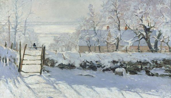 Claude Monet, La gazza, 1868-1869_595-341