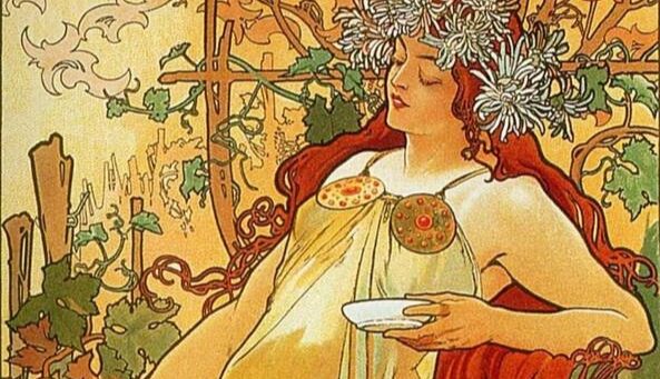 Autunno di Alfons Mucha, 1896